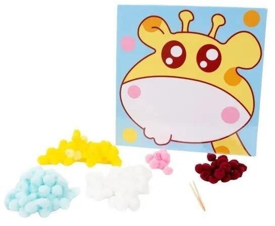 Mozaika pomponowa Żyrafa