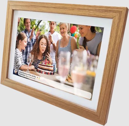 Ramka cyfrowa Denver Ramka foto Denver PFF-1542LW Light Wood