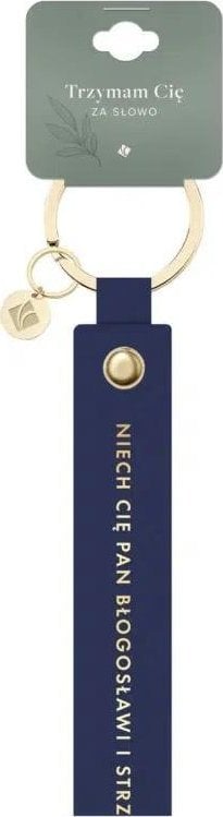 Brelok skórzany pasek - Niech cię Pan