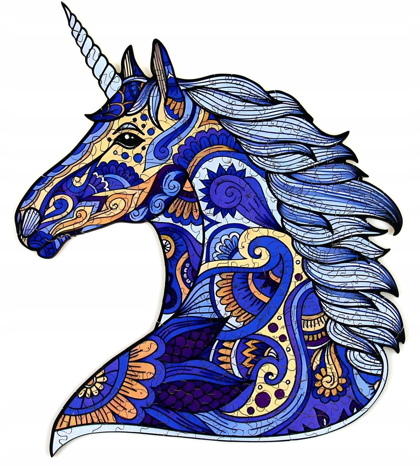 Puzzle 185 drewniane Jednorożec