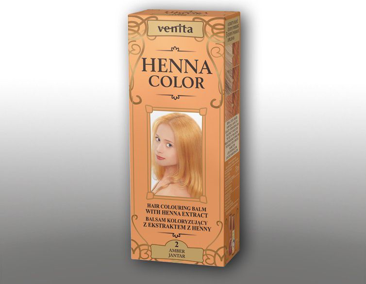 Venita Ziołowe Balsamy Henna Color 2 Jantar 75ml
