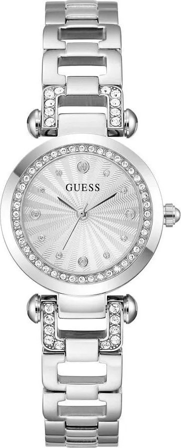 Zegarek damski Guess GW0869L3 CYRKONIE srebrny