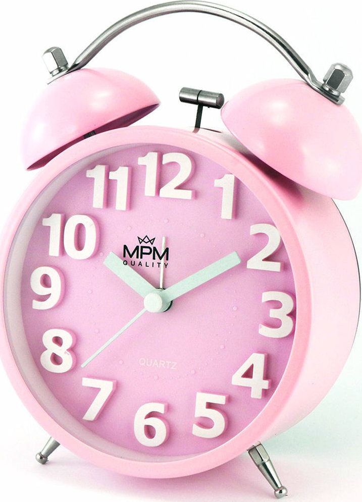 MPM Budzik MPM C01.4056.23 Bell Alarm Retro