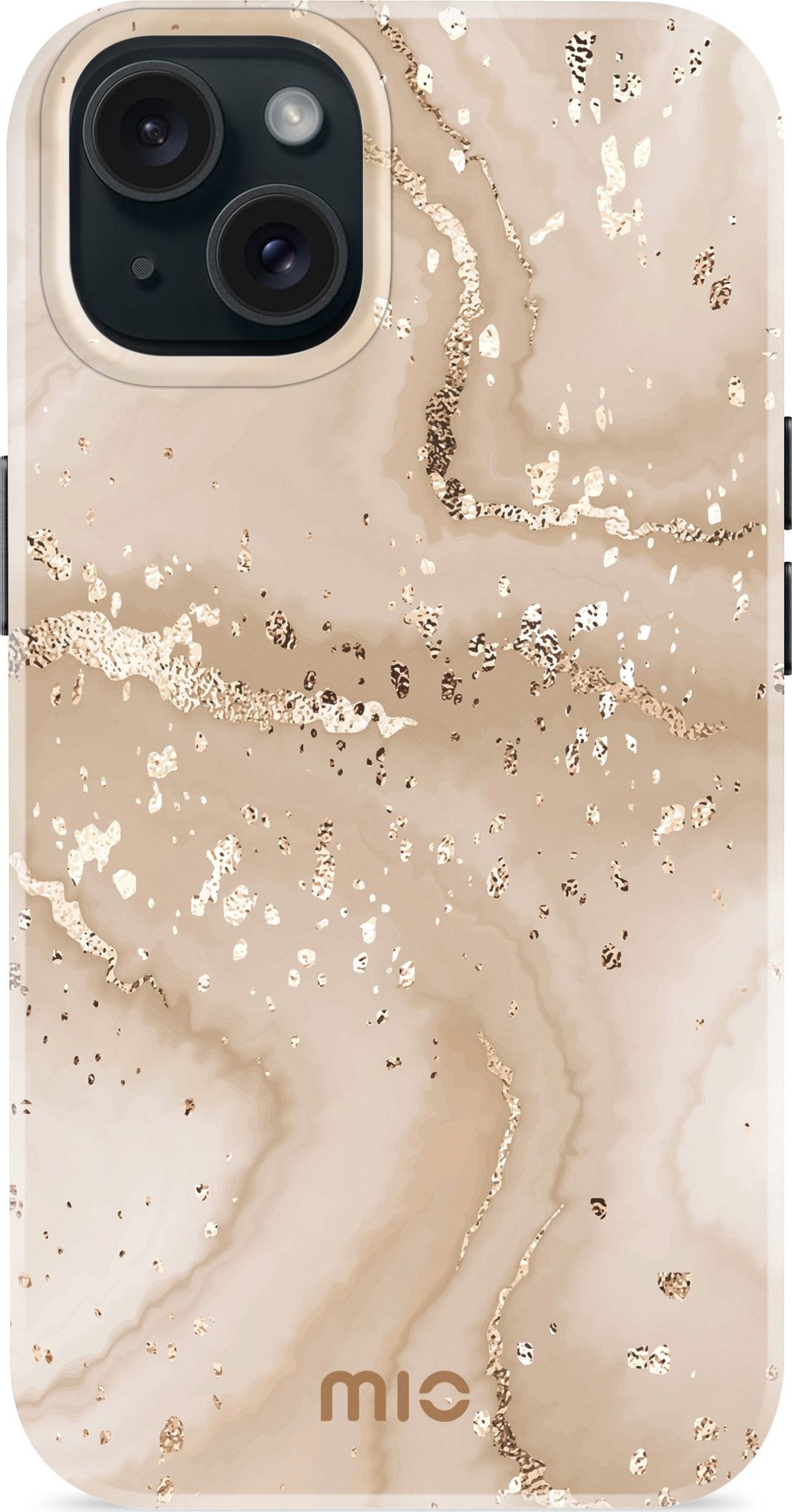 MIO Gold Marble Magsafe Compatible for iPhone 13/14/15