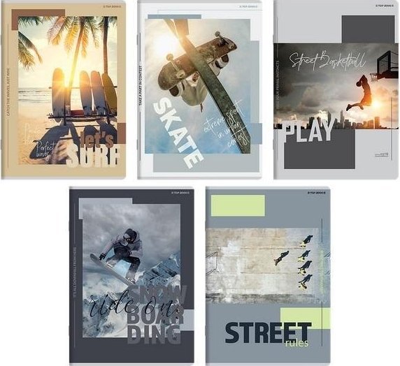 Zeszyt A5/60K kratka Poster (10szt) TOP2000