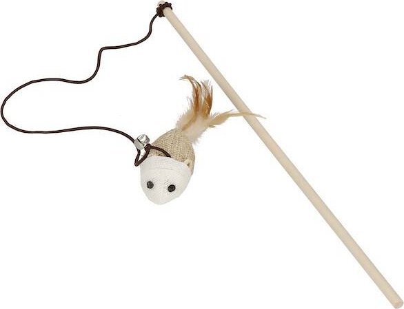 Springos Zabawka dla kota patyk z myszką UNIWERSALNY