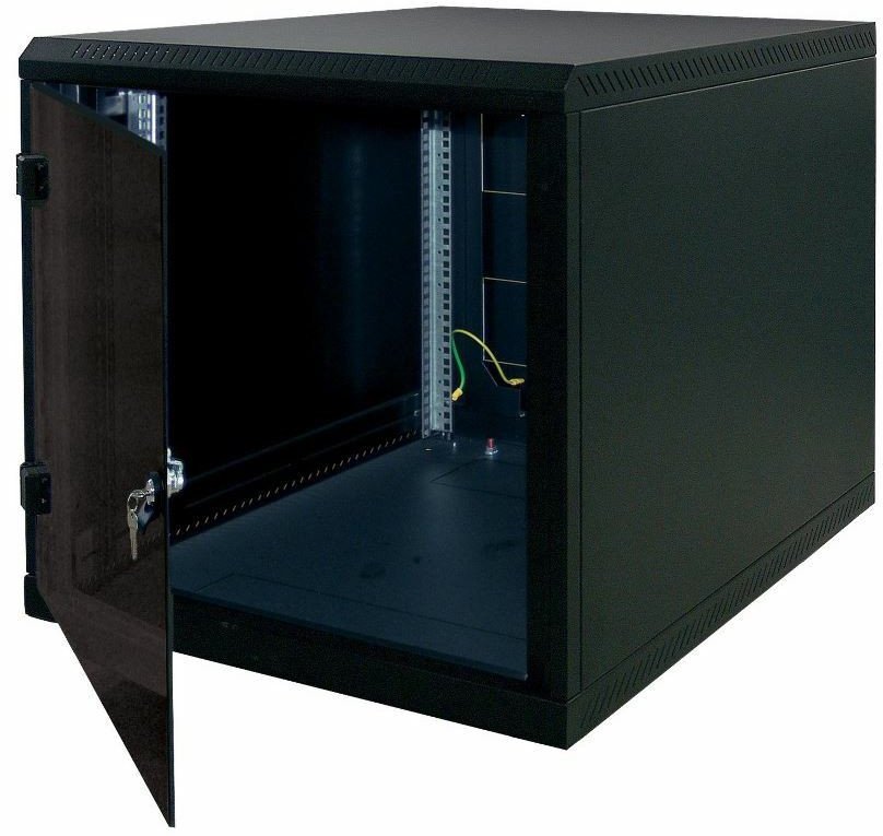 Szafa Triton TRITON 19" jednodílný rozvaděč 12U/400mm, černý