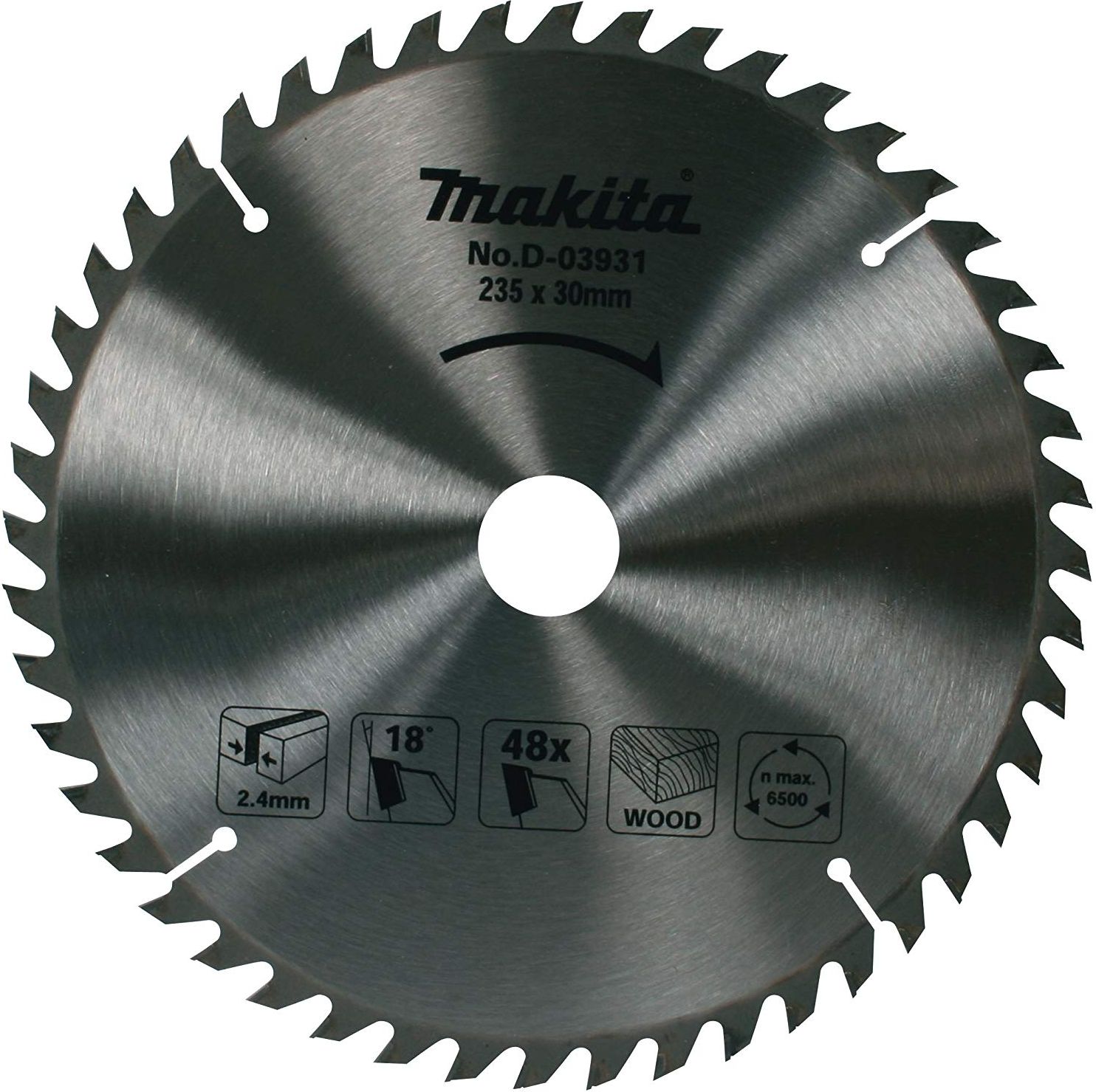 Makita Piła tarczowa MD-03931 235 x 30 mm HM