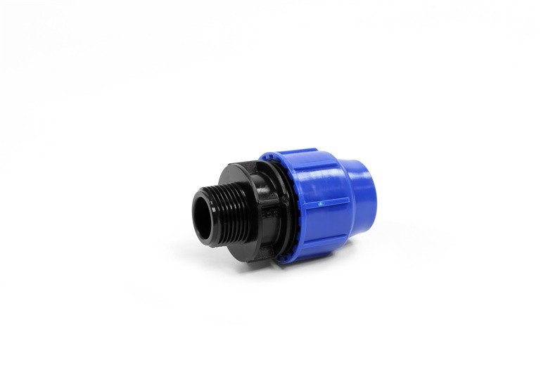 MALE ADAPTOR Ø20X1/2 PERLA BLUE