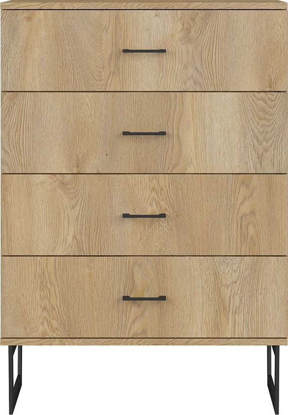 Elior Loftowa komoda na nóżkach z szufladami - Bahama 6X