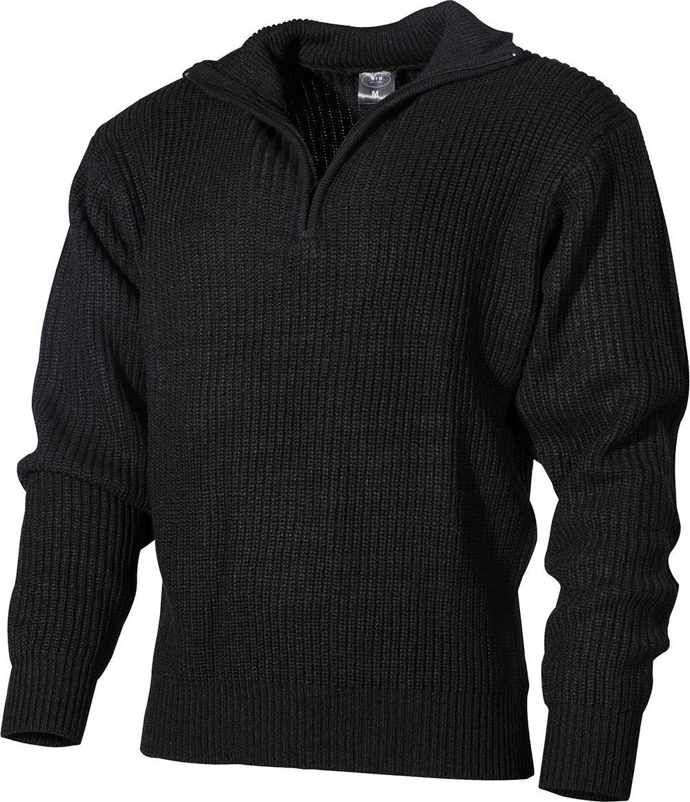 MFH Sweter "Troyer" czarny S