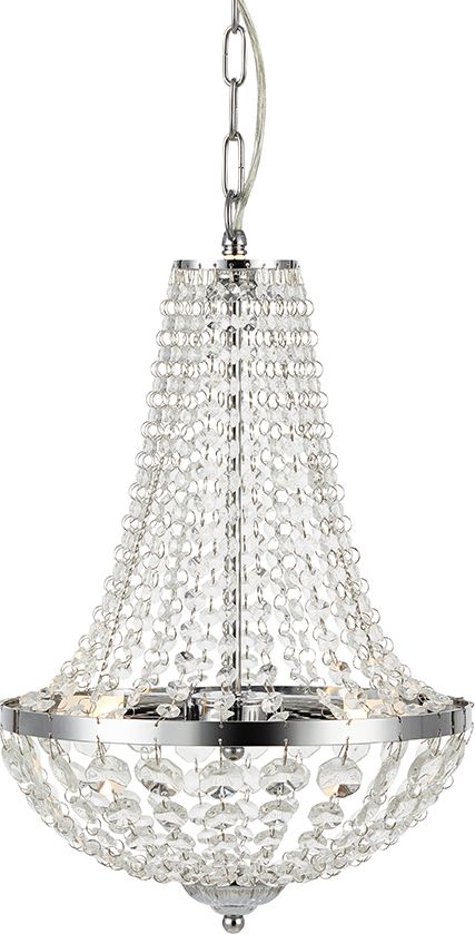 Lampa wisząca Markslojd Żyrandol glamour kryształowy Markslojd GRNS 107550