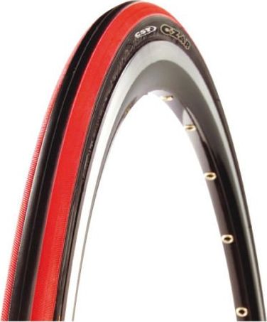 CST Opona CST CZAR ROAD 700x 23C TR-CS225 zwijana, czarno-czerwona uniwersalny