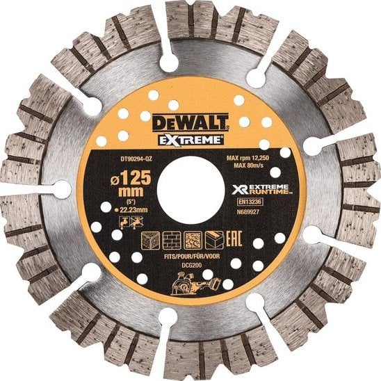Dewalt Tarcza diamentowa DT90294-QZ Extreme Runtime 125 mm