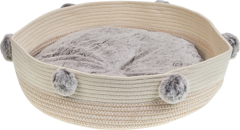 Beliani Legowisko 44 cm beżowe DALAMAN