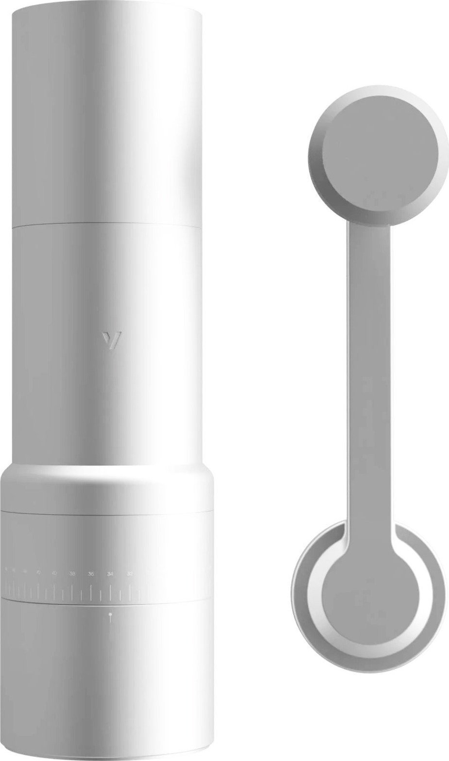 Varia - EVO Hybrid Grinder - Młynek hybrydowy srebrny