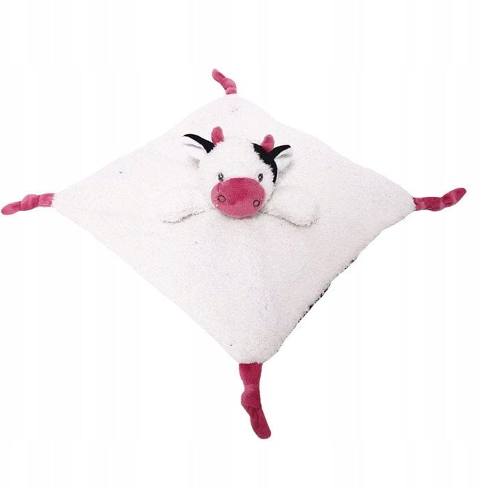 TULILO - 9498 MILUŚ KRÓWKA BIAŁO-BORDOWA 25CM