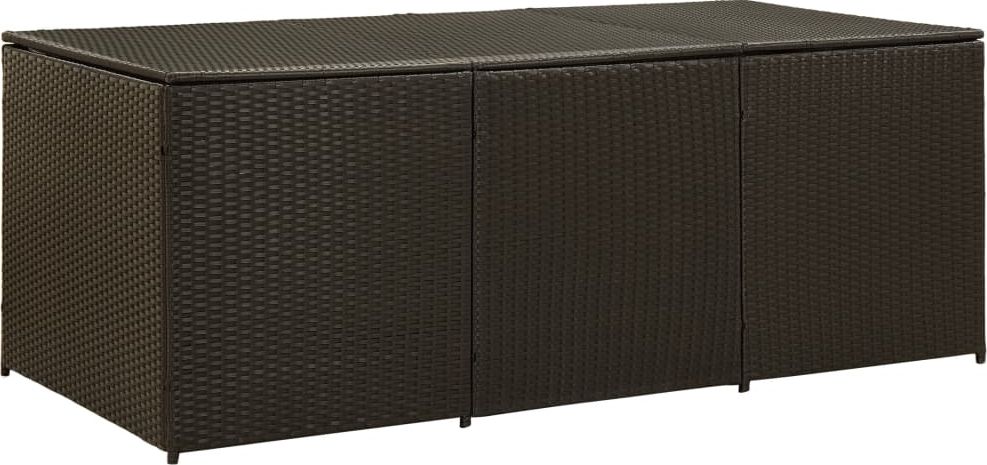 Skrzynia ogrodowa vidaXL 180x90x75 cm Brąz