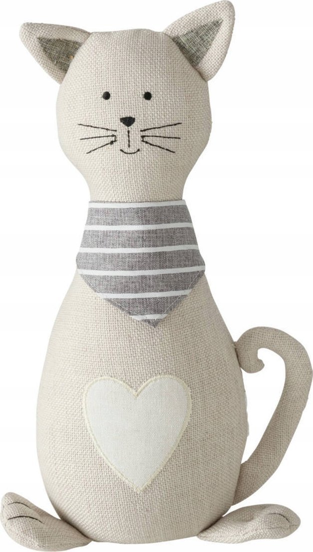 Boltze Stoper do drzwi Minka, kształt kota, 32 x 11 x 18 cm