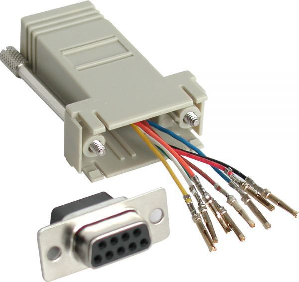InLine Adapter 9 Pin Sub-D żeński - RJ45 żeński - 68889B