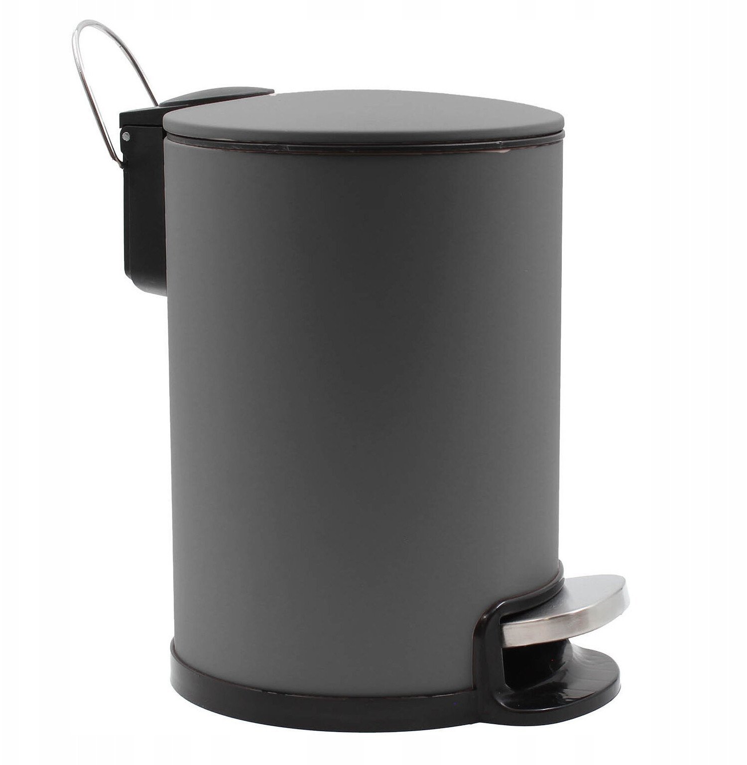 Łazienkowy kosz na śmieci z cichym domykaniem, 3 l, METALINE