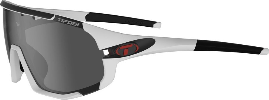 TIFOSI Okulary TIFOSI SLEDGE matte white (3szkła Smoke, AC Red, Clear) (NEW)