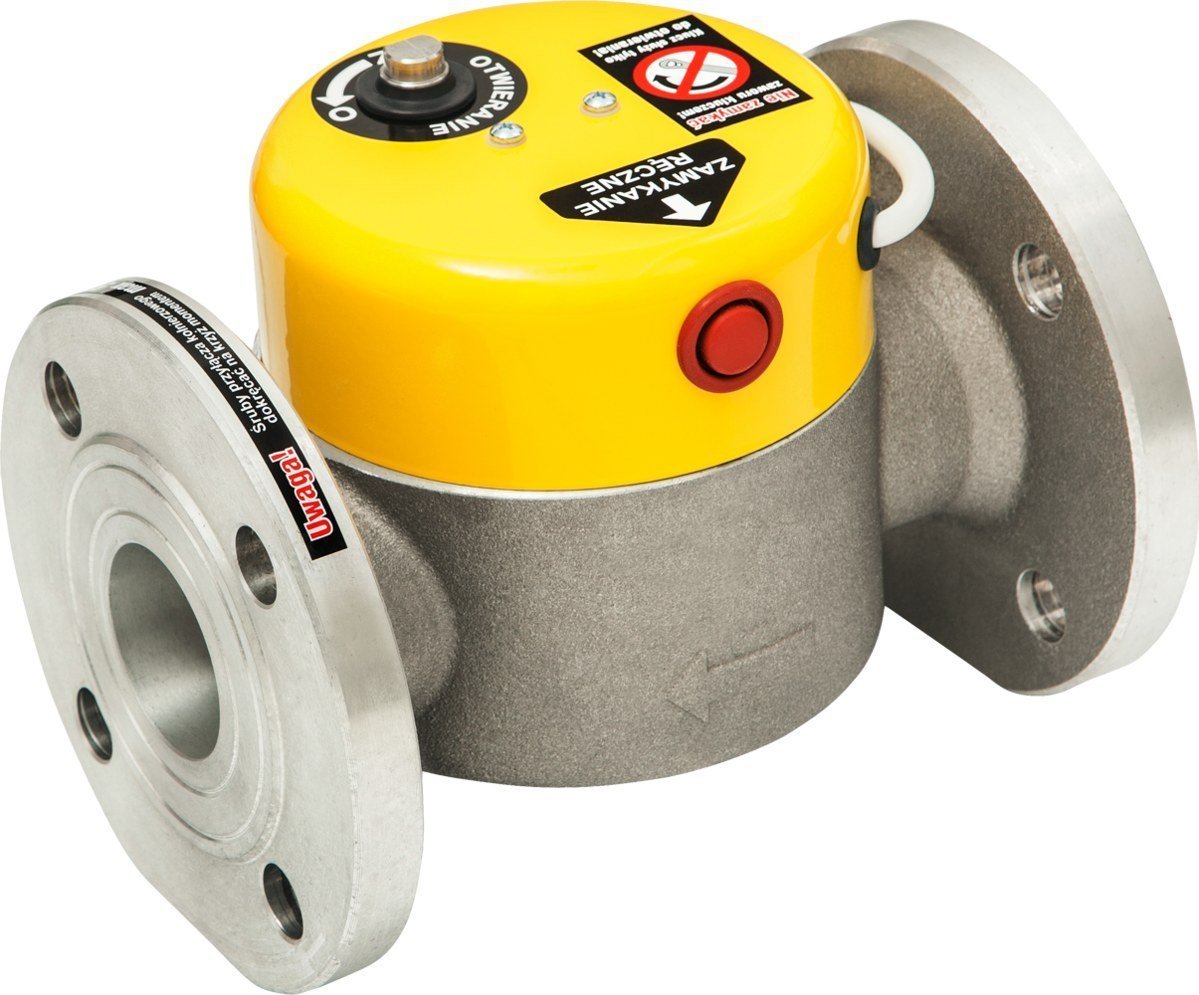 Gazex Zawór odcinający klapowy MAG-3 DN32, 0.5MPa