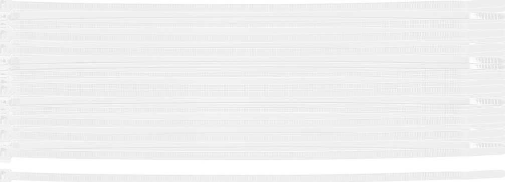Neo Opaski zaciskowe EXTREME 4.8 × 200 mm, białe, 100 szt.