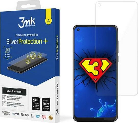 3MK 3MK Silver Protect+ Motorola Moto G8 Folia Antymikrobowa montowana na mokro