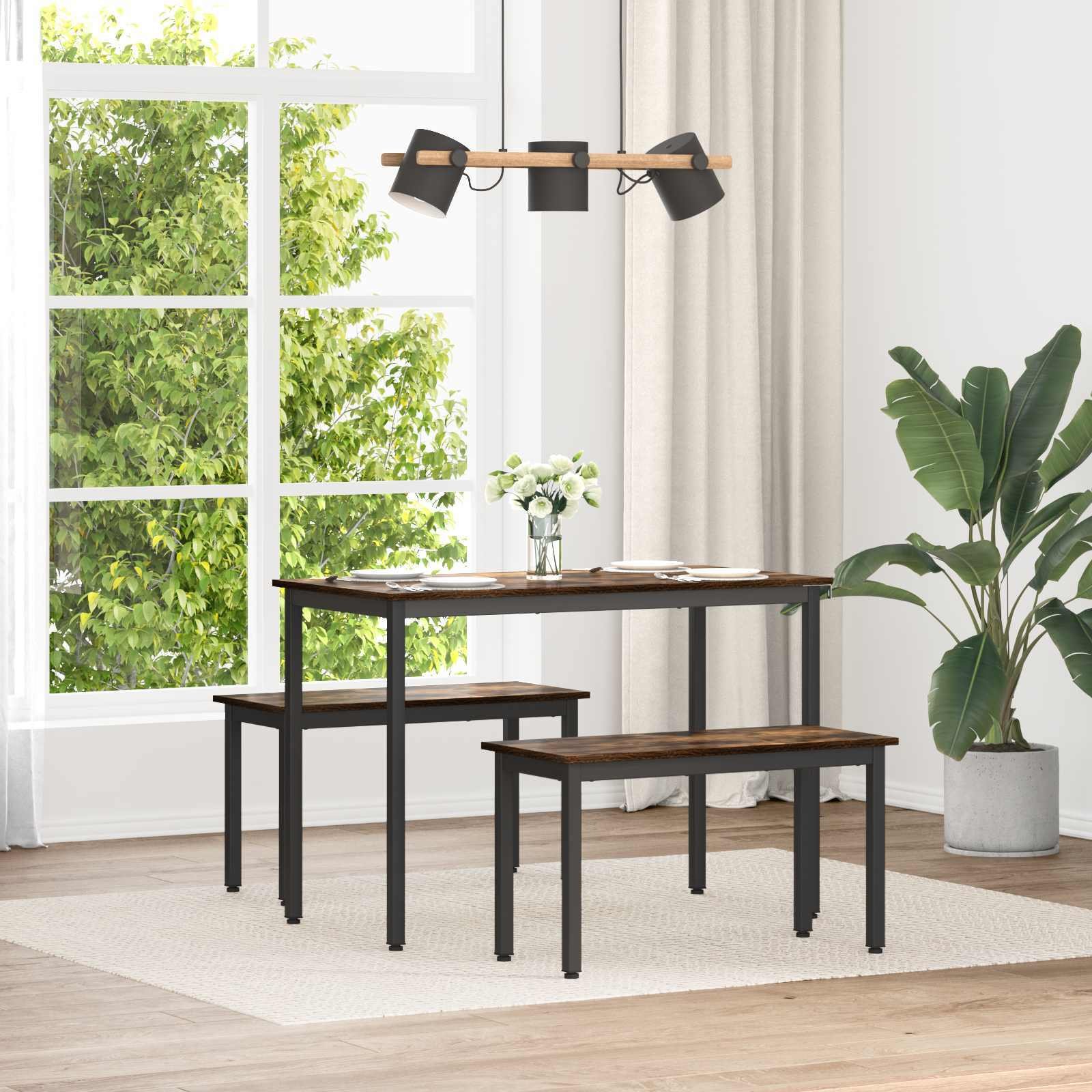 vidaXL ławka Dąb dymny 80 x 35 x 45 cm