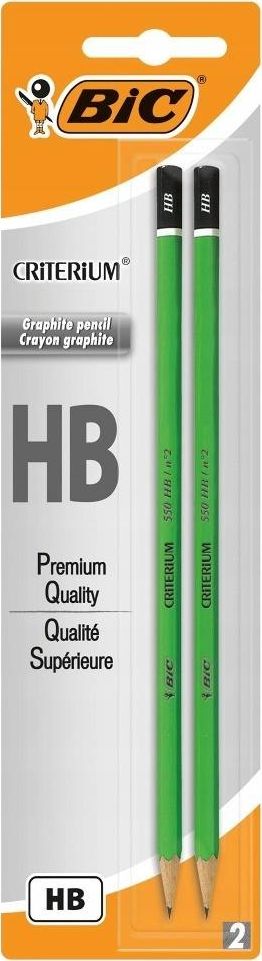 Bic Ołówek Criterium 550 HB bez gumki bls 2szt BIC