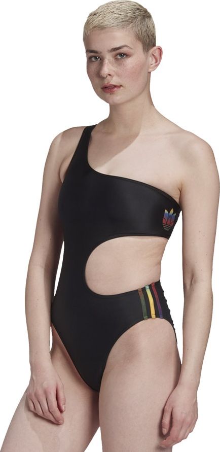 Adidas Kostium kąpielowy adidas Originals Adicolor 3D Trefoil Swimsuit GD3972 GD3972 czarny 30