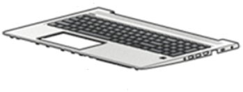 HP L45090-DH1 części zamienne do notatników Płyta główna w obudowie + klawiatura