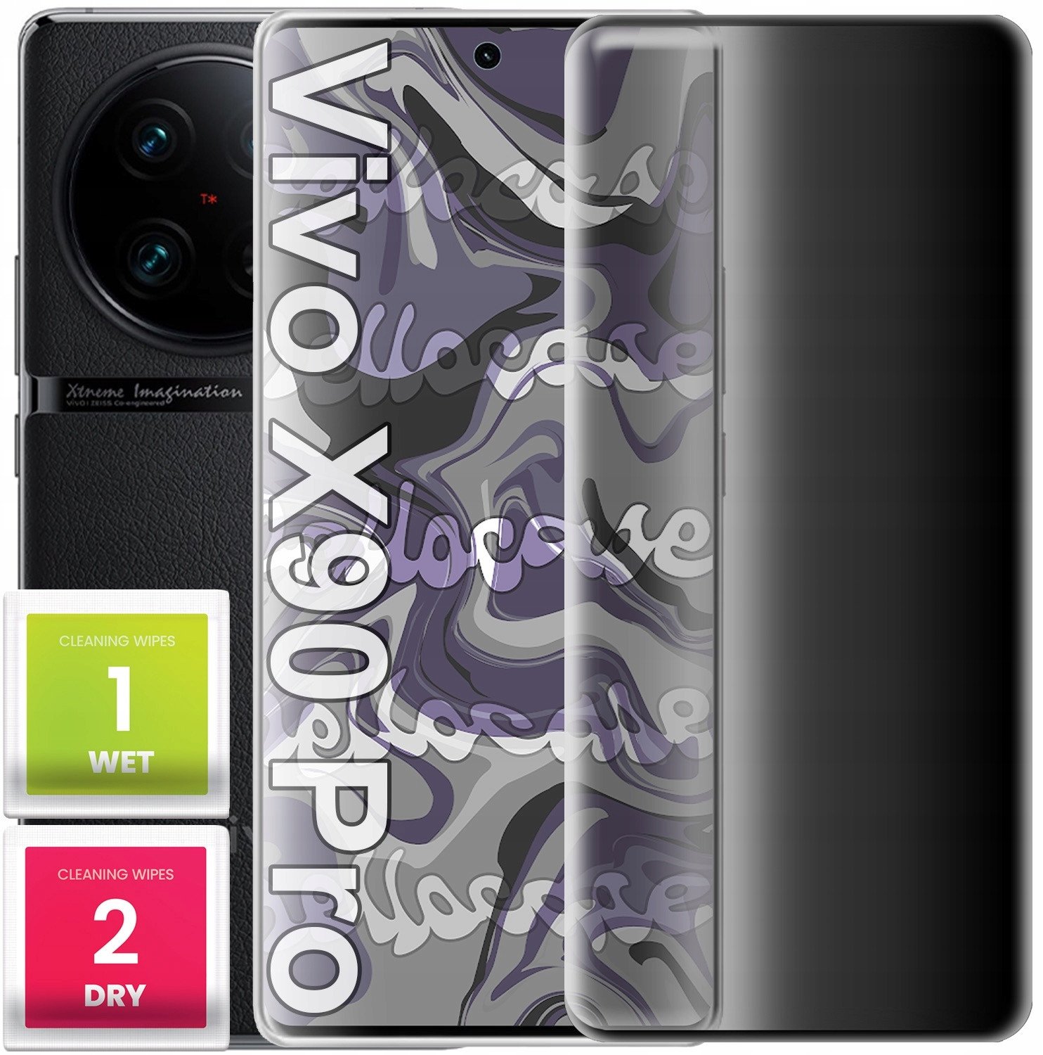 Szkło Hartowane Do Vivo X90 Pro (Curved, Antyszpiegowskie, Ochronne)