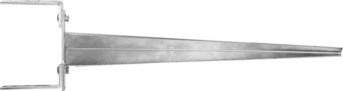 Wspornik słupa do wbijania regulowany 0-160x700x2x4 mm D-TDR /1szt./