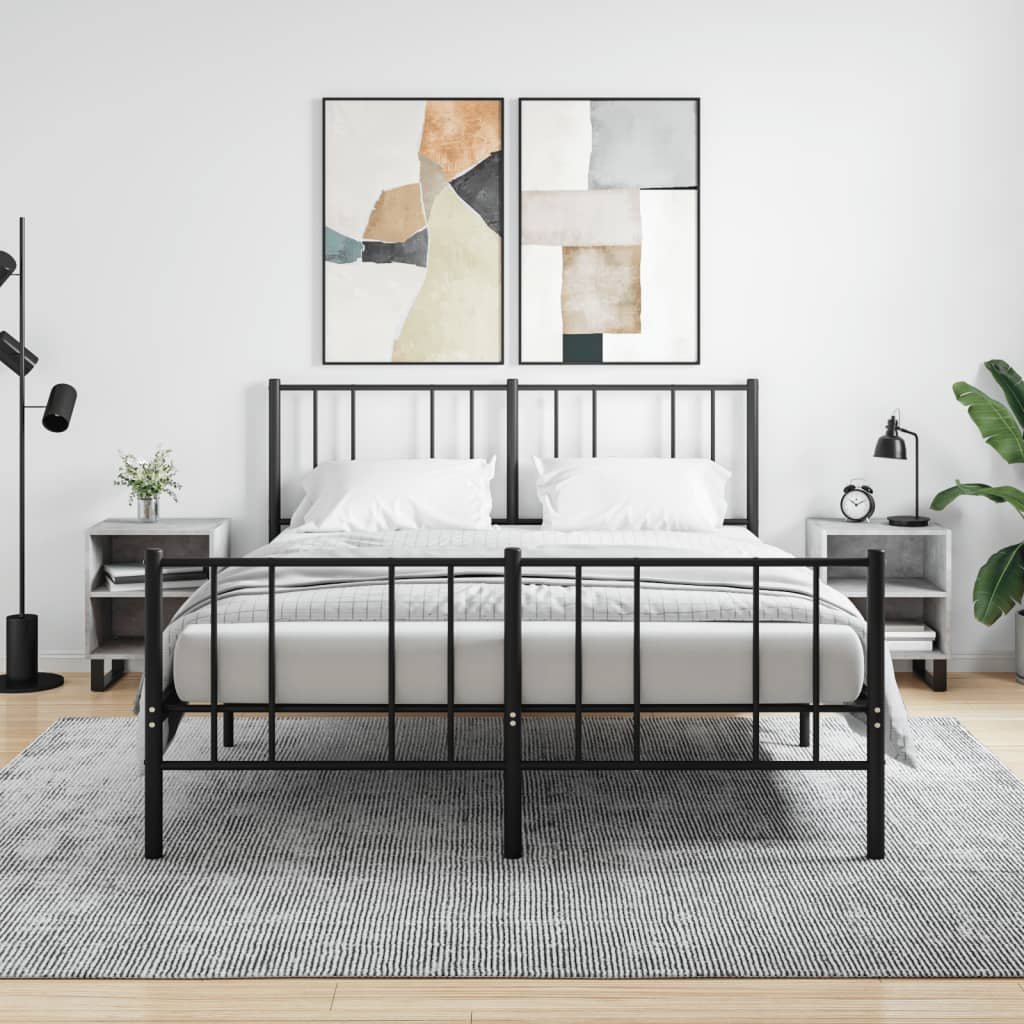 vidaXL vidaXL Szafki nocne, 2 szt., szarość betonu, 40x30x50 cm