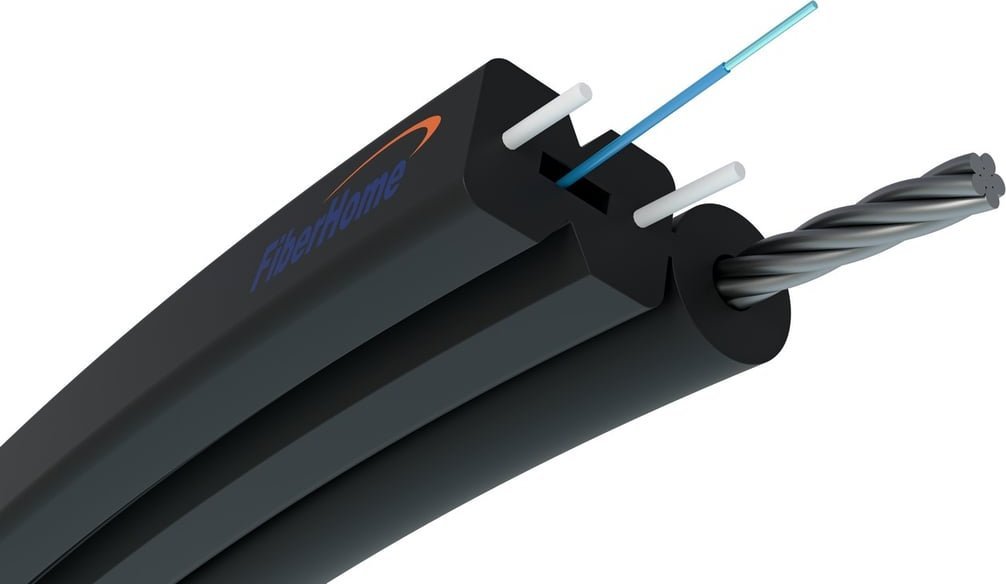 Fiberhome FiberHome EX.17344 kabel optyczny 1000 m FTTH G.657.A1 Czarny