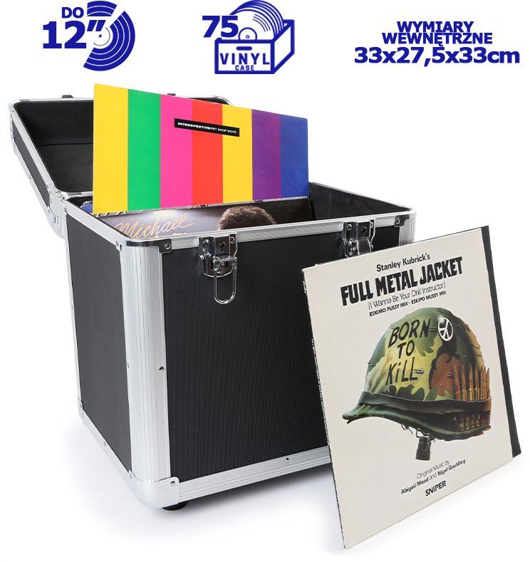 Walizka na płyty winylowe Power Dynamics RC100 one size