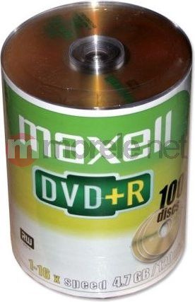 Maxell DVD+R 4.7 GB 16x 100 sztuk (275737.30.TW)