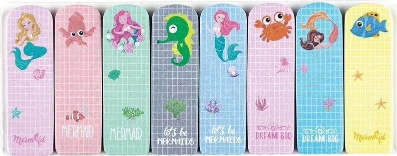 Centrum Zakładki indeksujące 48x15mm CENTRUM MERMAID 89507 mix*8 15szt