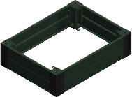 Schneider Cokół do obudów część czołowa + tylna 100 x 1000mm (NSYSPF10100)