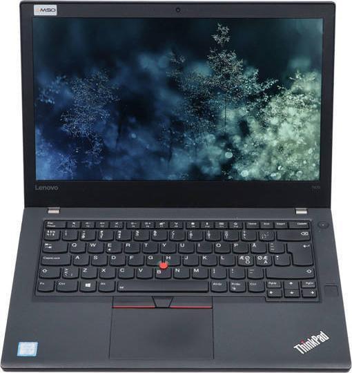 Laptop Lenovo Dotykowy Lenovo ThinkPad T470 i5-7300U 8GB 240GB SSD 1920x1080 Klasa A + Torba + Mysz