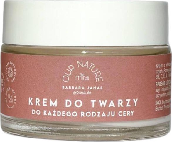 Mira Our Nature By Basia Krem do twarzy z śluzem ślimaka 50g