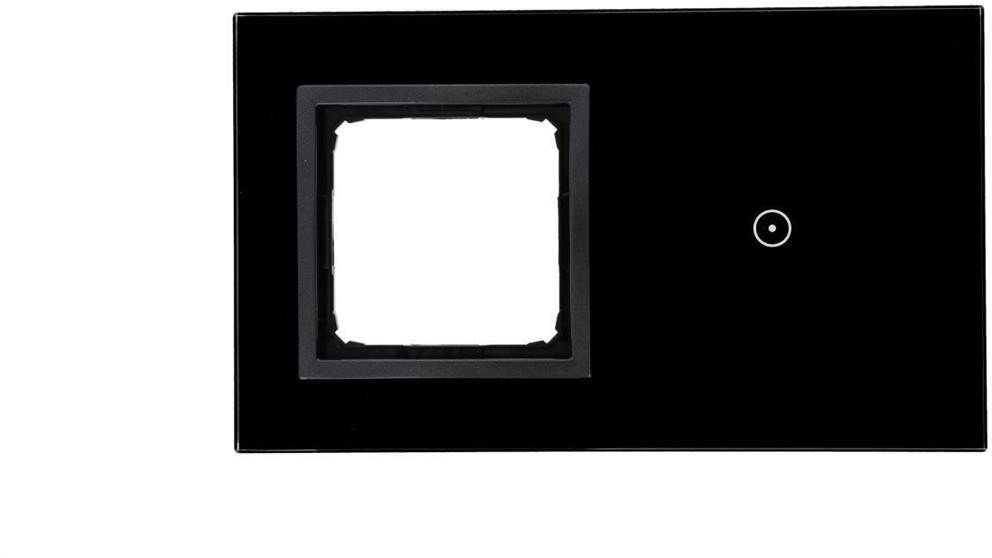 Simon Touch ramki Panel dotykowy S54 Touch, 2 moduły, 1 pole dotykowe + 1 otwór na osprzęt S54, zastygła lawa DSTR210/73