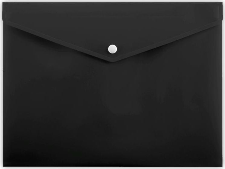 Penmate Koperta na zatrzask A5 PP-114 czarna PENMATE