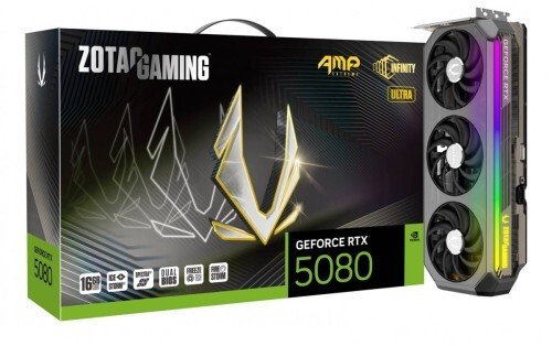 Karta graficzna ZOTAC RTX 5080 AMP EXTREME INFINITY 16GB GDDR7 256bit DP/HDM