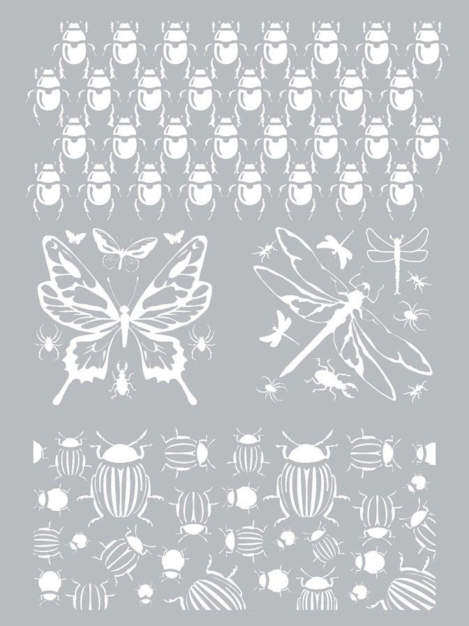 Graine Creative Szablon Sitodruk Owady