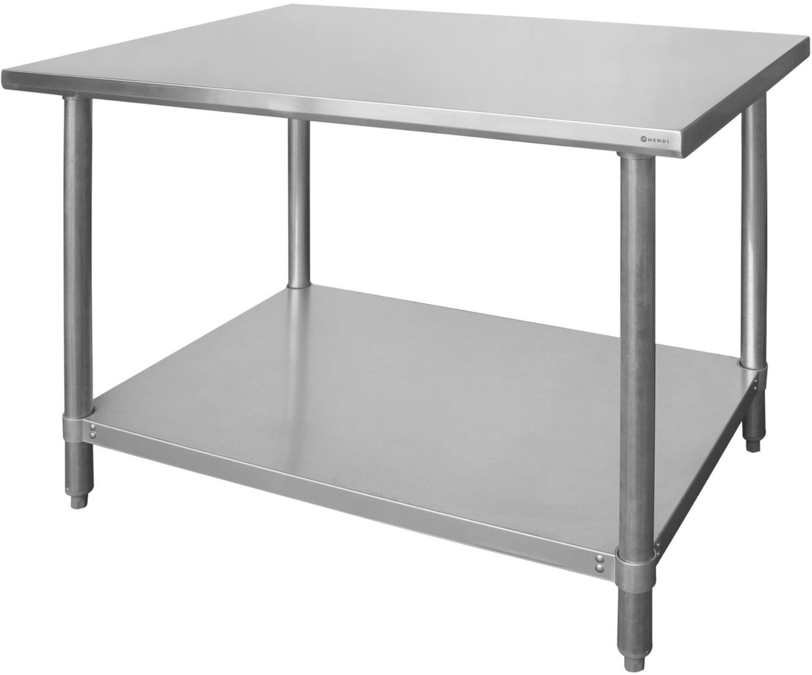 Hendi Stół centralny z półką skręcany Budget Line - 160x60x85 cm