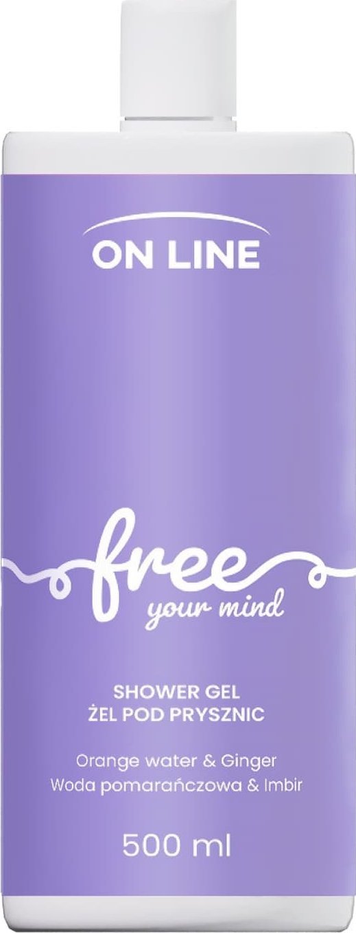 Online USV Systeme ON LINE Emocje Żel pod prysznic Free - imbir i woda pomarańczowa 500 ml