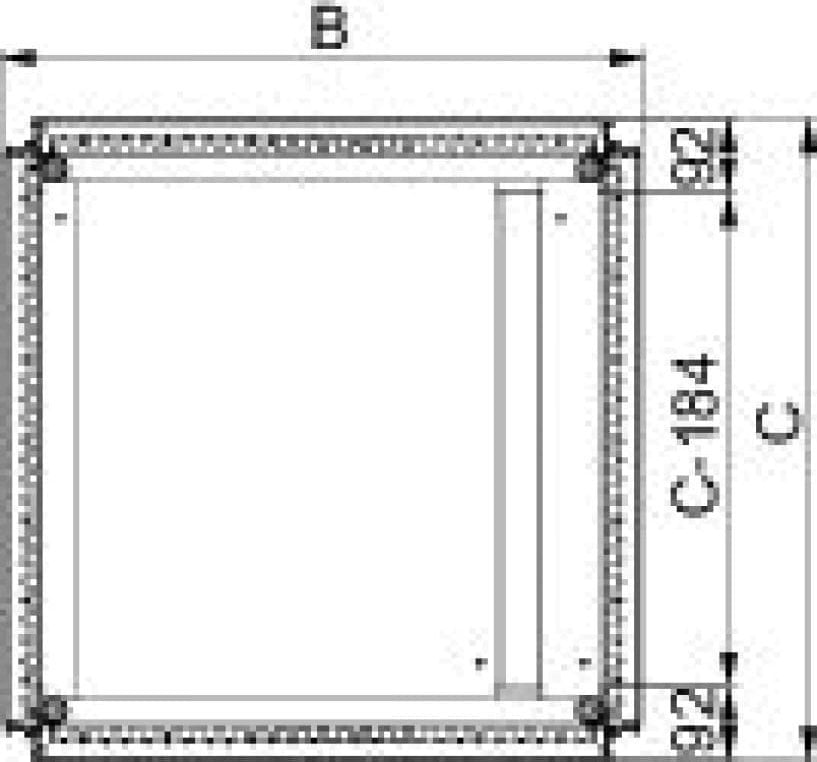 Schneider Przepust kablowy 800x500mm do SF NSYEC851